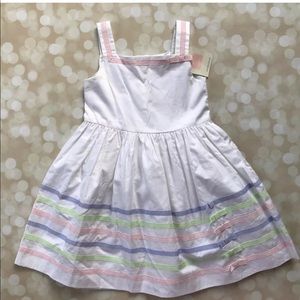 New Janie And Jack White Spring now dress 2t